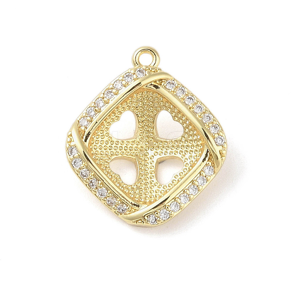 Wholesale Brass Micro Pave Cubic Zirconia Pendant Bails