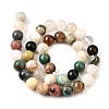 Natural Quartz Crystal & Rhodochrosite & Rose Quartz & Amethyst & Strawberry Quartz & Tourmalinated Quartz/Black Rutilated Quartz Beads Strands G-B143-A01-10mm-3