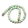 Natural Green Opal Beads Strands G-R494-A08-04-2