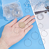 90Pcs 3 Size 316 Surgical Stainless Steel Hoop Earrings Findings STAS-UN0039-41-4
