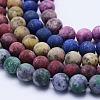 Natural Larvikite Beads Strands G-F545-A-2