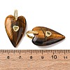 Natural Tiger Eye Pendants GG-CBA51ED-03G-07-2
