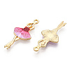 Printed Alloy Pendants ENAM-ZX002-32B-1
