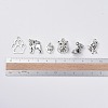Tibetan Style Alloy Puppy Pendants TIBEP-X0185-78-4