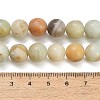 Natural Flower Amazonite Beads Strands GG-CBA6382-A04-10mm-01-5