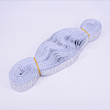 5 Rows Plastic Paillette Lace Trim OCOR-WH0030-91B-1