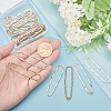 24Pcs 4 Colors Alloy Open Back Bezel Big Pendants FIND-CA0008-86-3