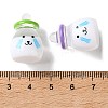 Resin Puppy Feeder Ornaments RE-CBAF175-01-3