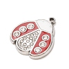 304 Stainless Steel Rhinestone Pendants RB-CBA862B-01P-2