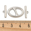Brass Toggle Clasps KK-A223-03P-5
