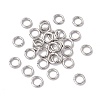 Non-Tarnish 304 Stainless Steel Open Jump Rings X-STAS-C040-01E-P-1