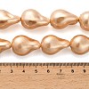 Electroplate Porcelain Beads Strands BSHE-C009-04B-4