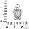 304 Stainless Steel with Rhinestone Pendants LS-STAS-G363-06P-3