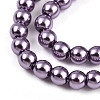 Baking Painted Pearlized Glass Pearl Bead Strands HY-N002-2mm-A14-4