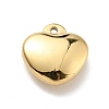 Ion Plating(IP) 304 Stainless Steel Glaze Manual Polishing Charms STAS-G030-09A-G-2