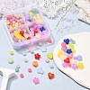4 Style Transparent Acrylic Beads MACR-YW0001-62-6
