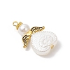 ABS Plastic Imitation Pearl Pendants PALLOY-JF04135-4