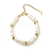 ABS Imitation Pearl & Synthetic Hematite Beaded Bracelet Necklace SJEW-JS01240-5