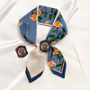 2Pcs 2 Colors Leather & Alloy & Synthetic Turquoise Scarf Clips AJEW-CL0005-24B-7