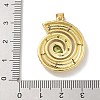 Brass and Glass Pendants KK-M300-05G-02-3