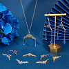 12Pcs 3 Colors 304 Stainless Steel Chandelier Components Links FIND-UN0001-62-2