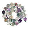 Natural Colorful Fluorite Beads Strands G-G182-A02-01-3