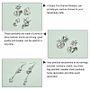 80Pcs 4 Style Tibetan Style Alloy Pendants TIBEP-PH0001-37-6