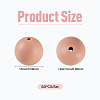 50Pcs Food Grade Eco-Friendly Silicone Beads SIL-TADJ0001-03D-4