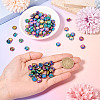 100Pcs 5 Styles Electroplated Glass Bead GLAA-TA0002-95C-6