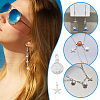 4Pcs 2 Styles Starfish/Shell Shape 925 Sterling Silver Sea Animal Charms STER-PH0003-43-5