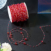 Acrylic Round Beaded Link Chains DIY-MB0007-001B-8