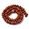 Natural Red Jaseper Beads Strands G-RM250109-B5-4