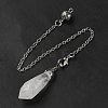 Natural Quartz Crystal Dowsing Pendulum Big Pendants G-H286-03P-01-3