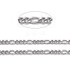 304 Stainless Steel Figaro Chains CHS-K001-82-2