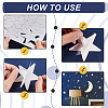 Star Acrylic Mirror Wall Stickers DIY-PH0017-37B-4