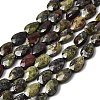 Natural Dragon Blood Beads Strands G-B159-A15-2