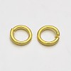 Brass Open Jump Rings KK-E647-17G-4mm-2