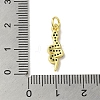 Real 18K Gold Plated Brass Pave Cubic Zirconia Pendants KK-M283-03B-G-3