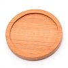 Bamboo Round Plant Saucer AJEW-WH0188-45A-1