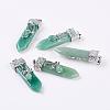 Natural Green Aventurine Big Pendants G-G718-A19-1