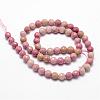 Natural Rhodonite Beads Strands G-D840-16-10mm-2