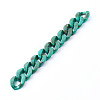 Handmade Acrylic Curb Chains AJEW-JB00679-01-2