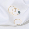Brass Cuff Ring Settings LS-KK-P337-01G-2
