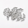Tibetan Style Alloy Beads TIBEB-1000-AS-FF-1