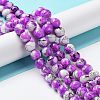 Drawbench & Baking Paint Glass Beads Strands GLAA-S176-11-2