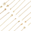 304 Stainless Steel Link Bracelets for Women BJEW-D359-10G-6
