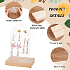 Transparent Acrylic Earring Diaplay Stands EDIS-WH0029-80D-4