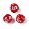 Luminous Handmade Gold Sand Lampwork Beads LAMP-T021-12mm-03V-2