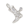 Brass Micro Pave Cubic Zirconia Pendants KK-I352-35P-3
