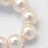 Baking Painted Pearlized Glass Pearl Round Bead Strands X-HY-Q003-6mm-41-3